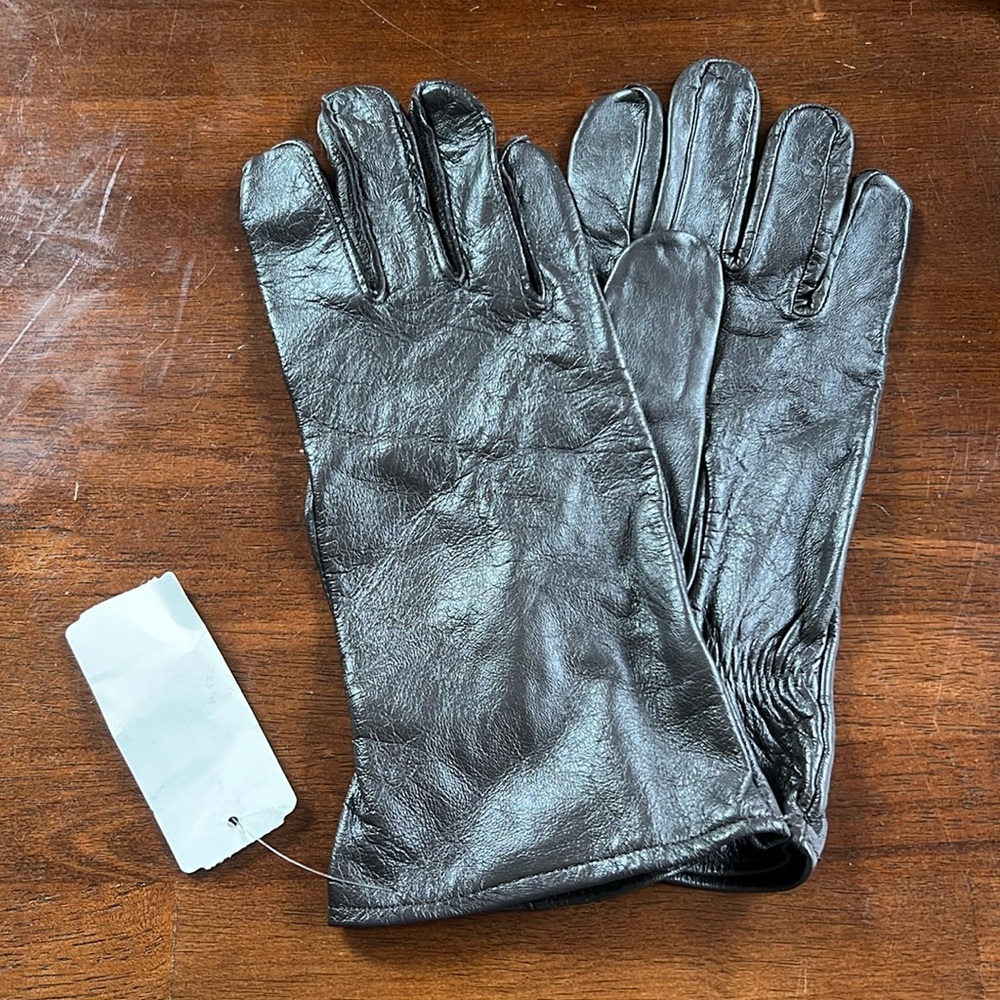 Leather Gloves, Flyers Military Issue Vintage Size 5 Sheepskin Glovemasters, Inc